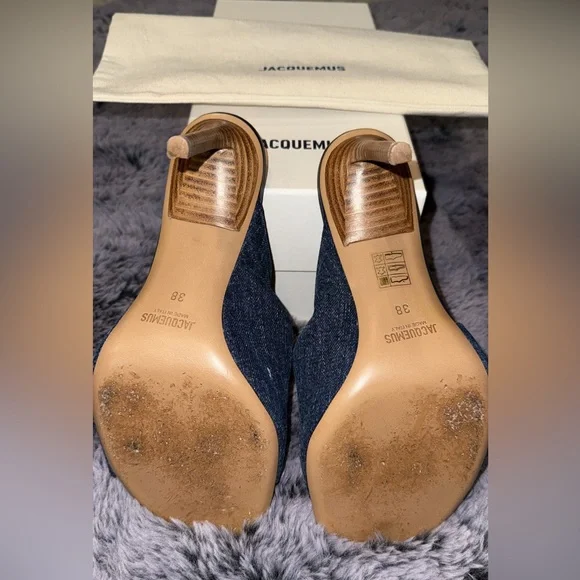 Jacquemus Denim Women's Sandals - Picture 4 of 11